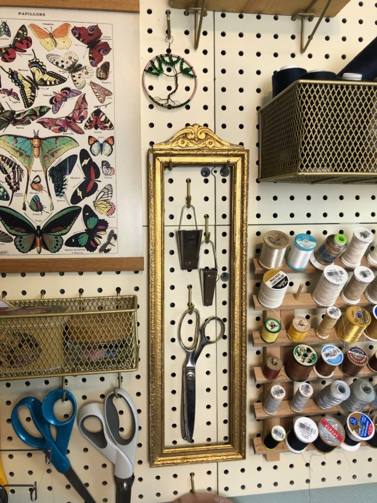 Pegboard Set with Accessories for Craft Room Organizing – MadamSew