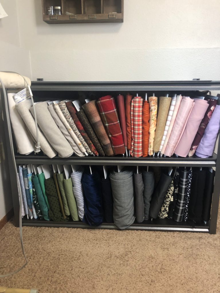 SEWING ROOM ORGANIZATION CHALLENGE – PART I FABRIC©